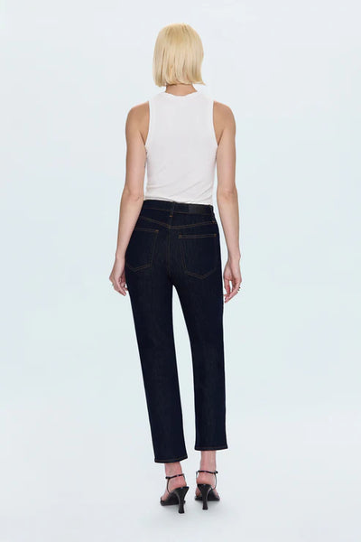 Bri High Rise Slim Straight Jean Nightfall