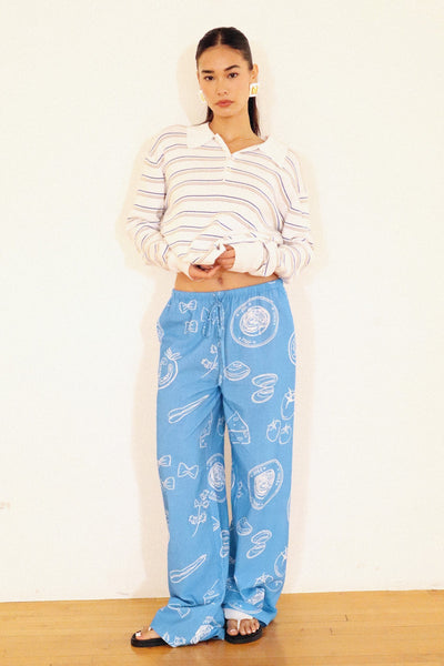 Laila Pant Blue