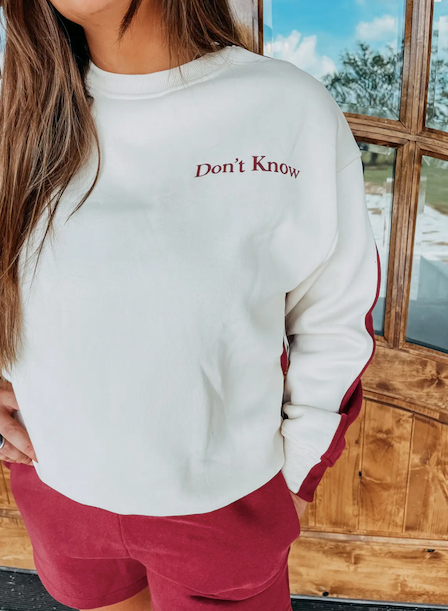 Dont Know Dont Care Cherry Coke Pullover Set