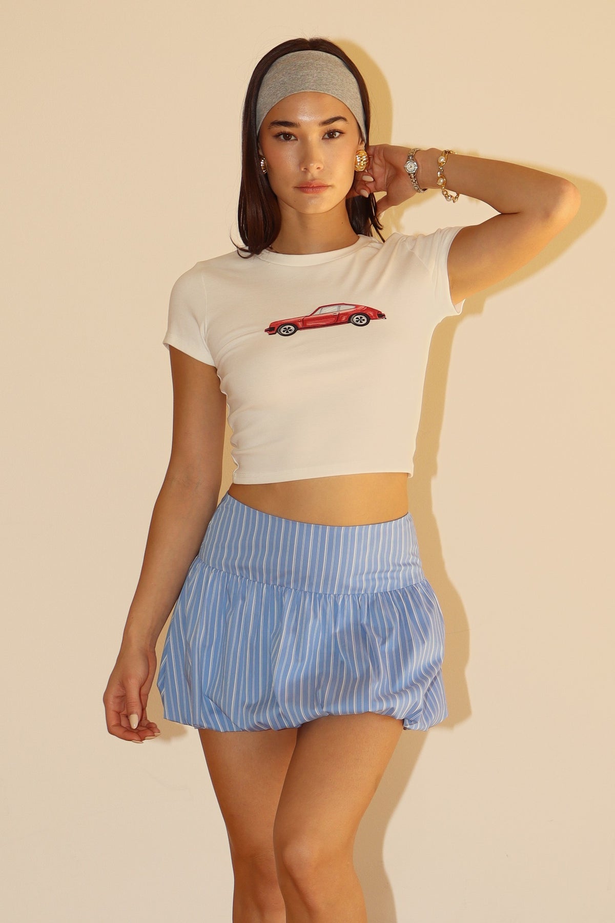 Rachell Baby Tee Off White