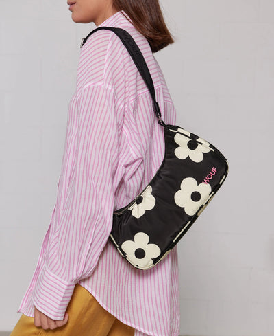 Night Daisy Shoulder Bag