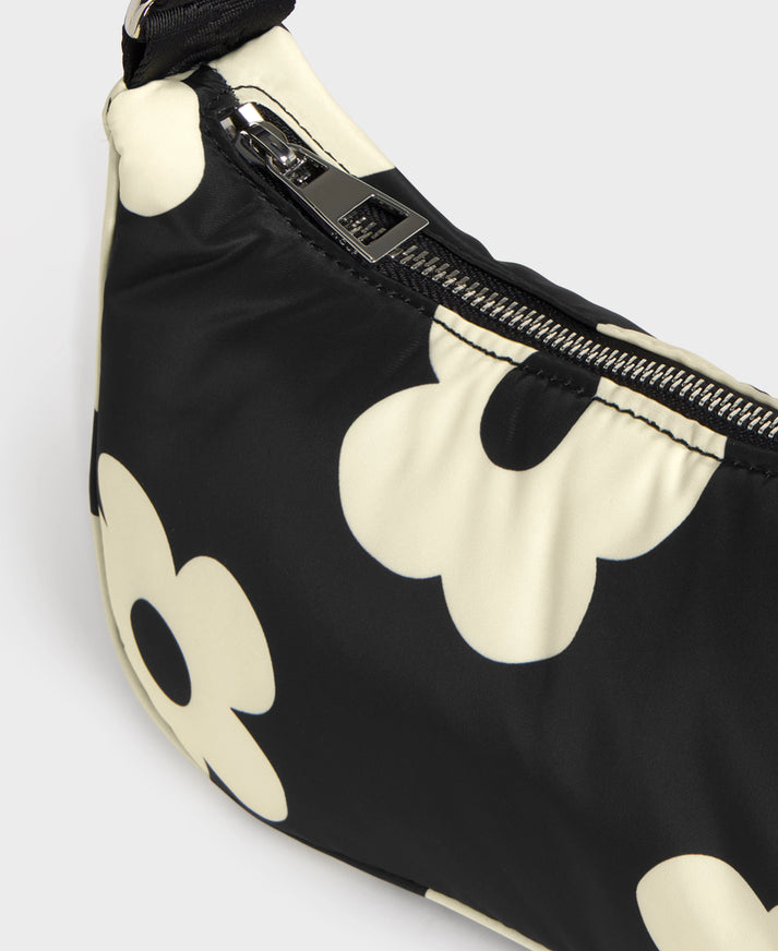 Night Daisy Shoulder Bag