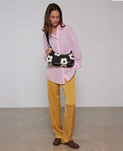 Night Daisy Shoulder Bag