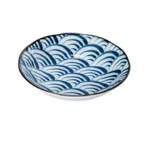 Nami Waves Shallow Bowl Dish