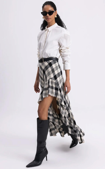 Laya Skirt Black-White