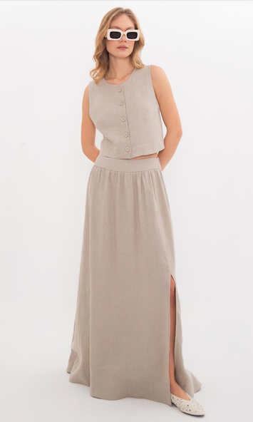 Marine Skirt Beige