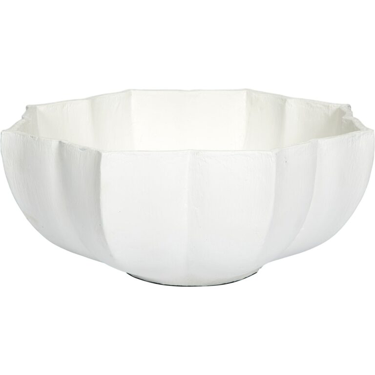 White Gesso Anna Maria Bowl