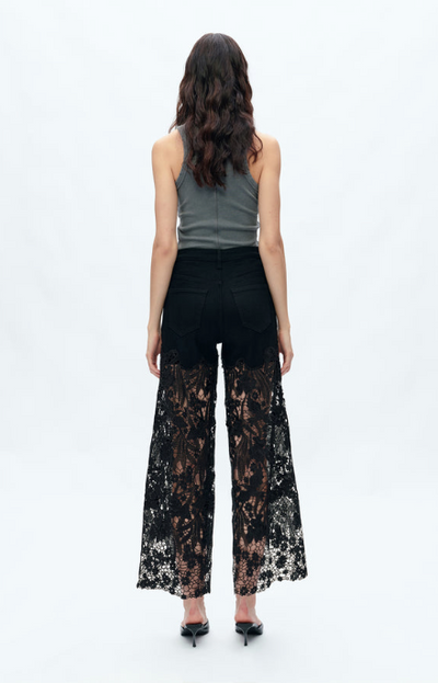 Frica Wide Leg Jean Black