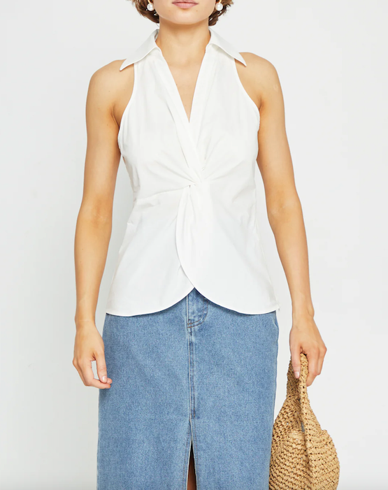 Elise Top White