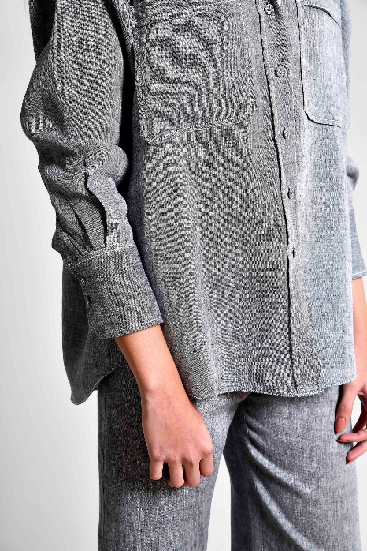 Leah Shirt Indigo