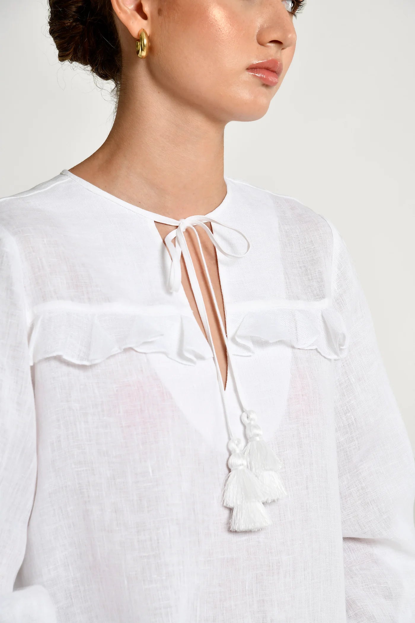 Charlotte Blouse White - Mixo Concept Store