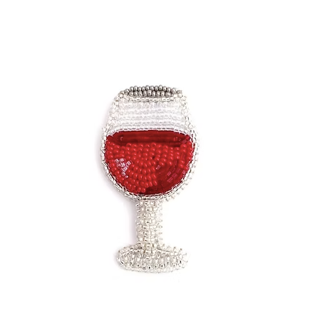 Wine Glass Pin