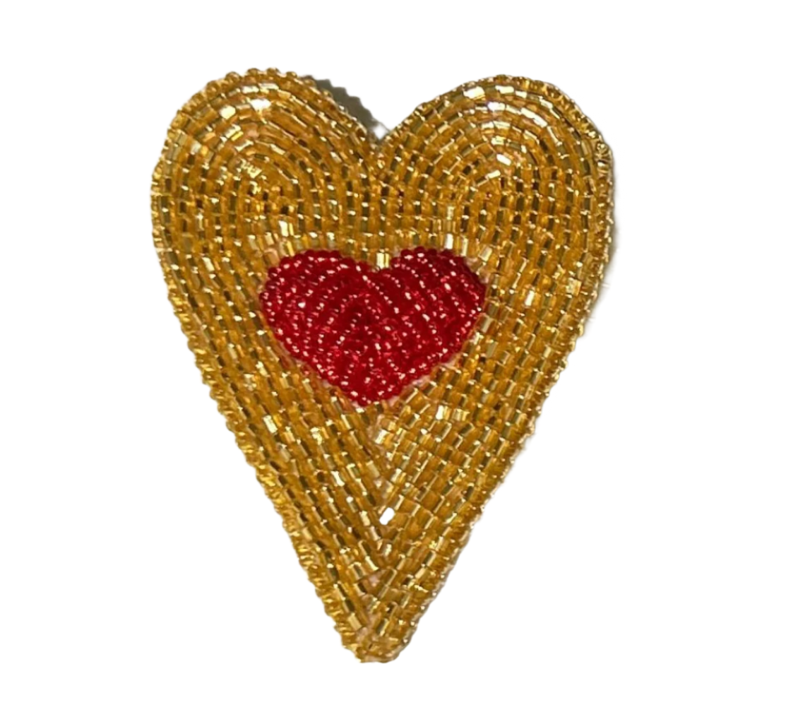 Double Love Heart Gold