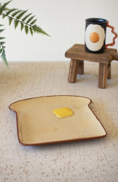 Ceramic Toast Platter