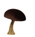 Velvet Mushroom with Resin Brown