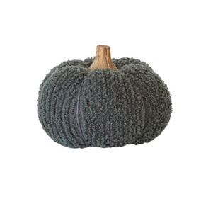 Velvet Pumpkin w Wood Charcoal Grey