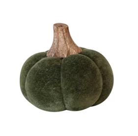 Cotton Blend Boucle Velvet Green