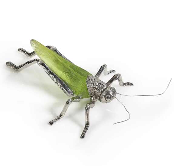 Decorative Green Grasshopper