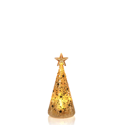 Twinkle LED Deco Gold Tree S