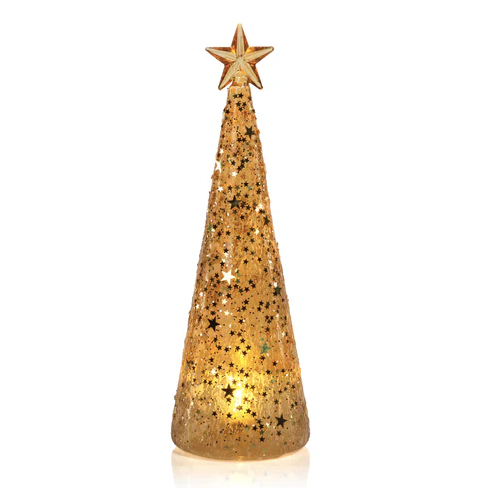 Twinkle LED Deco Gold Tree L