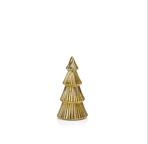 LED Ribbed Antique Tree Gold S