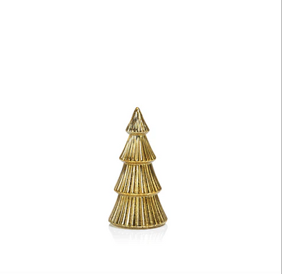 LED Ribbed Antique Tree Gold S