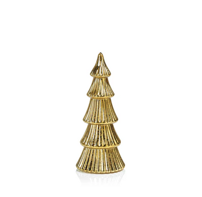 LED Ribbed Antique Tree Gold M