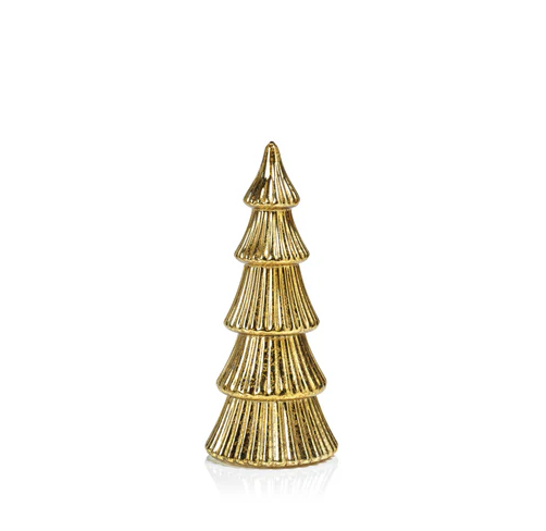 LED Ribbed Antique Tree Gold M