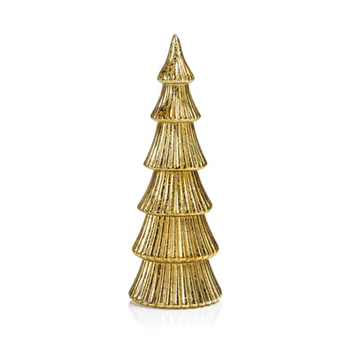 LED Ribbed Antique Tree Gold L