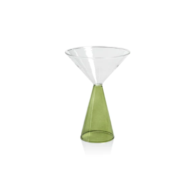 Veneto Martini Glass Green