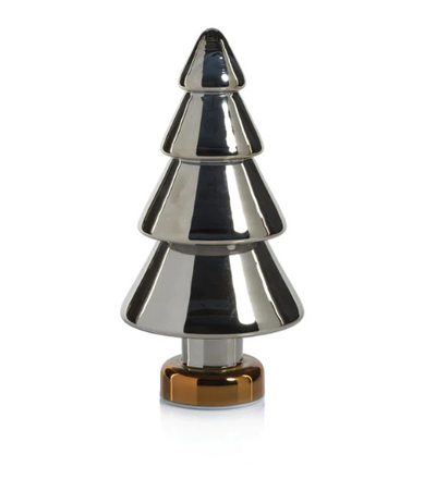 Lodgepole Pine Tree Silver with Gold Base