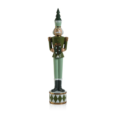 Nutcracker Soldier with Star Green