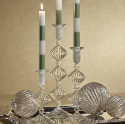 Candeliere Glass Taper Holder