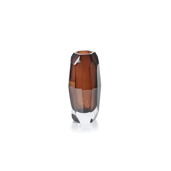 Imperial Glass Vase Amber