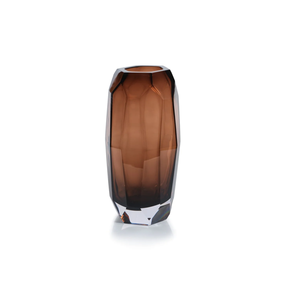 Imperial Glass Vase Amber