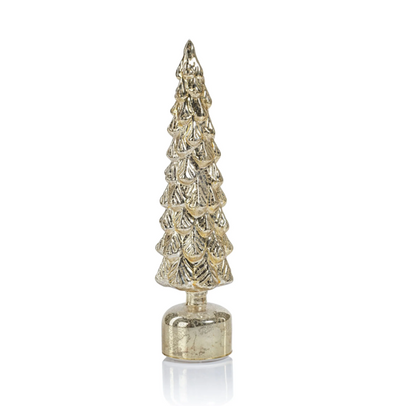 Mountain Pine Rotating LED Tree Antique Gold