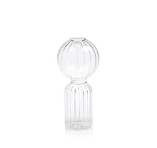 Ritz Single Stem Glass Vase Clear
