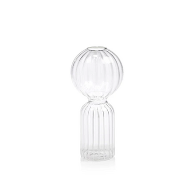 Ritz Single Stem Glass Vase Clear