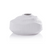 Textured Matt White Porcelain Vase 6.25in