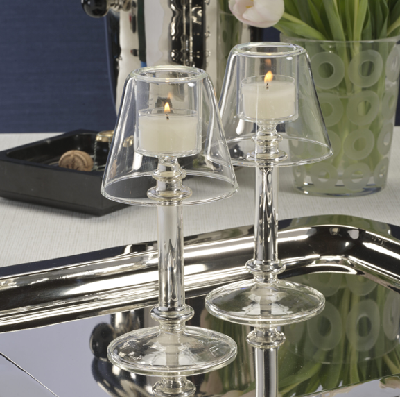 Isola Glass Tealight Lamp Candle Holder