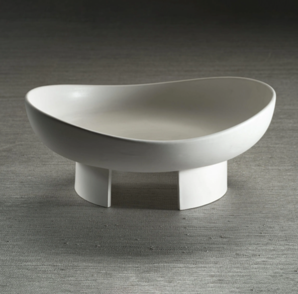 Kutani White Ceramic Bowl