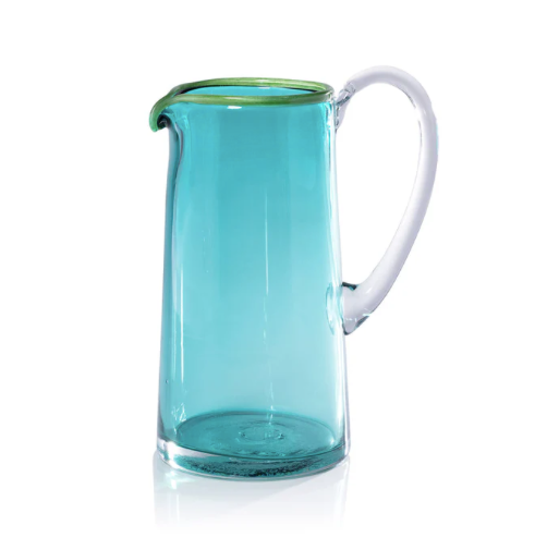 Lagoon Juice Pitcher Azul Green and Clear