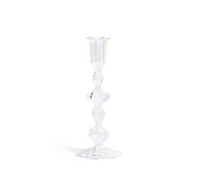 Marais Blown Glass Taper Candle Holder