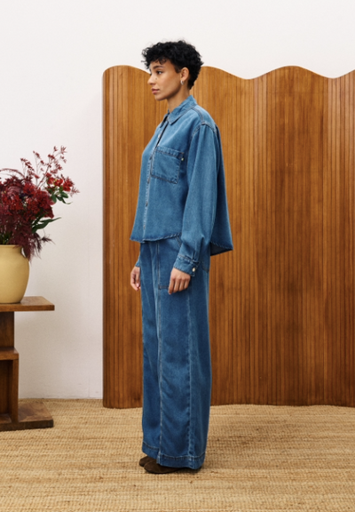 Melisse Shirt Denim Blue