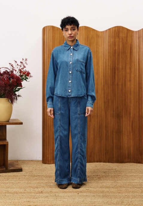 Melisse Shirt Denim Blue