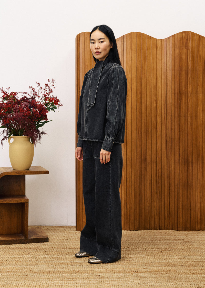 Clarkia Pant Jean Black