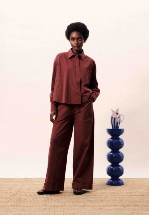 Uluna Pant Bordeaux