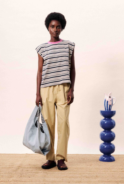 Siroka Top Navy