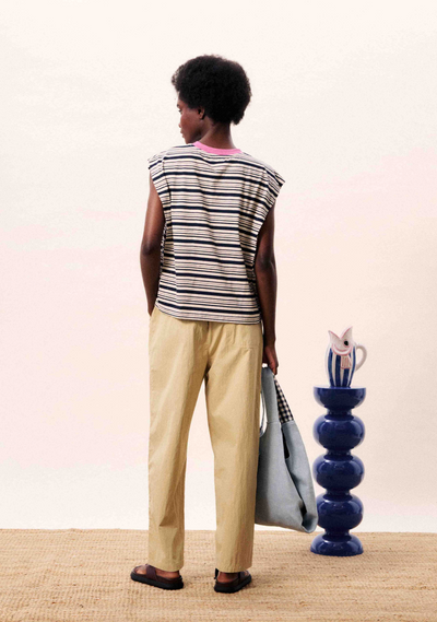 Siroka Top Navy
