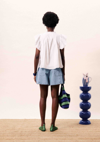 Khoi Short Blue Denim